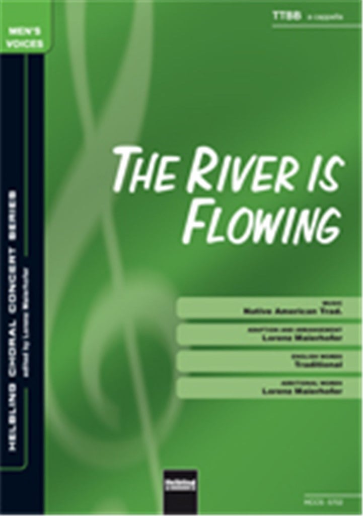 The river is flowing